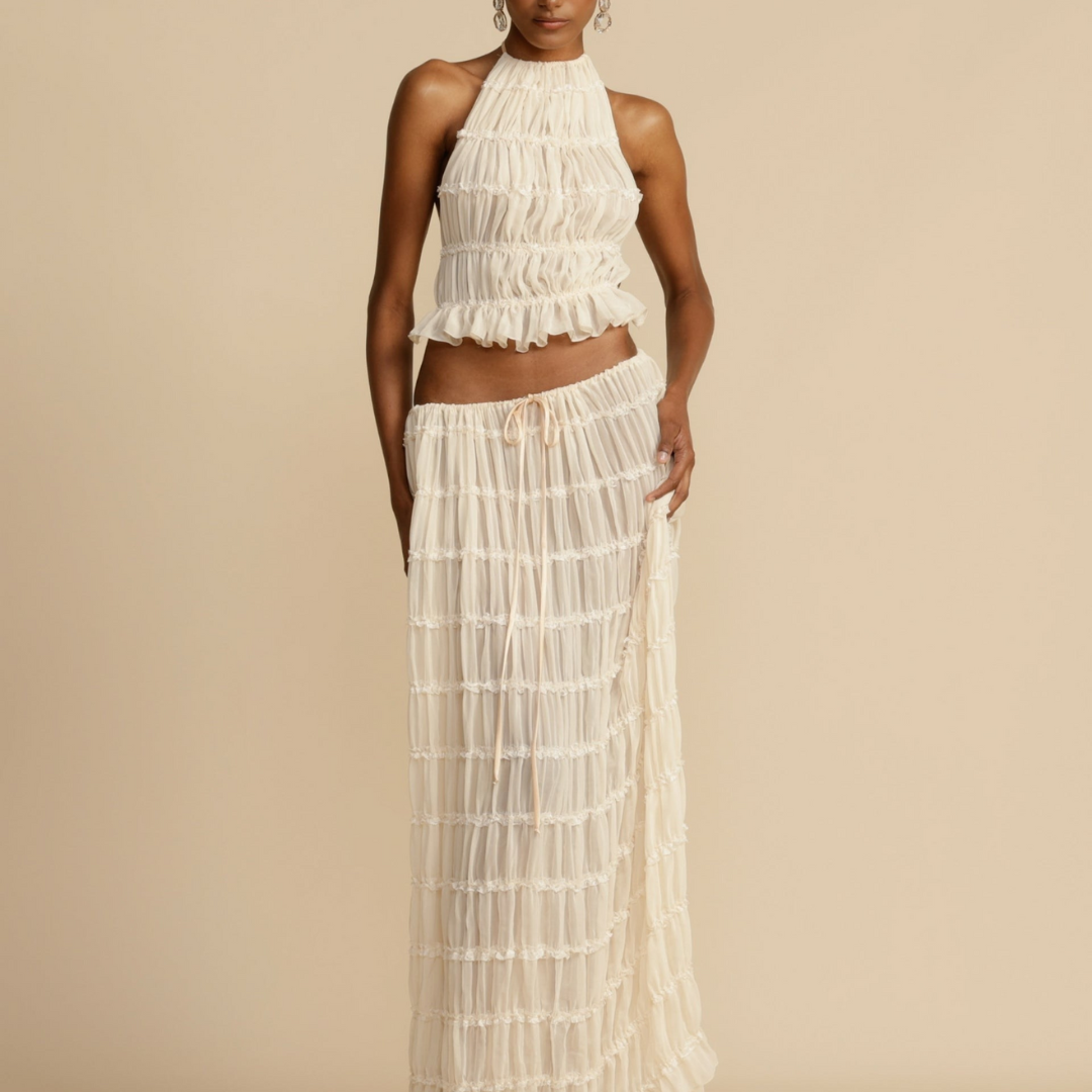 Willow | Ensemble Haut Halter et Jupe