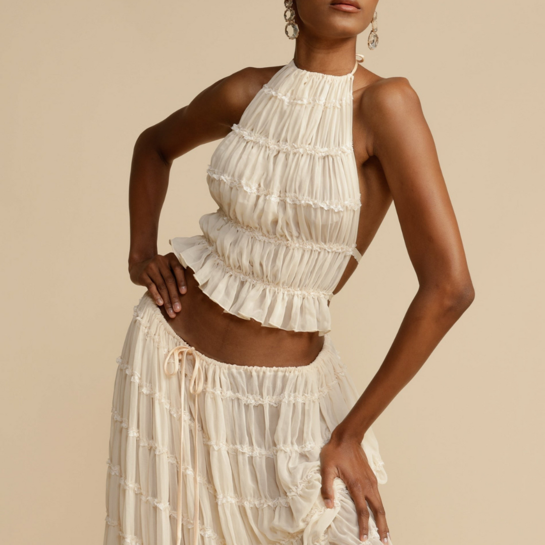 Willow | Ensemble Haut Halter et Jupe