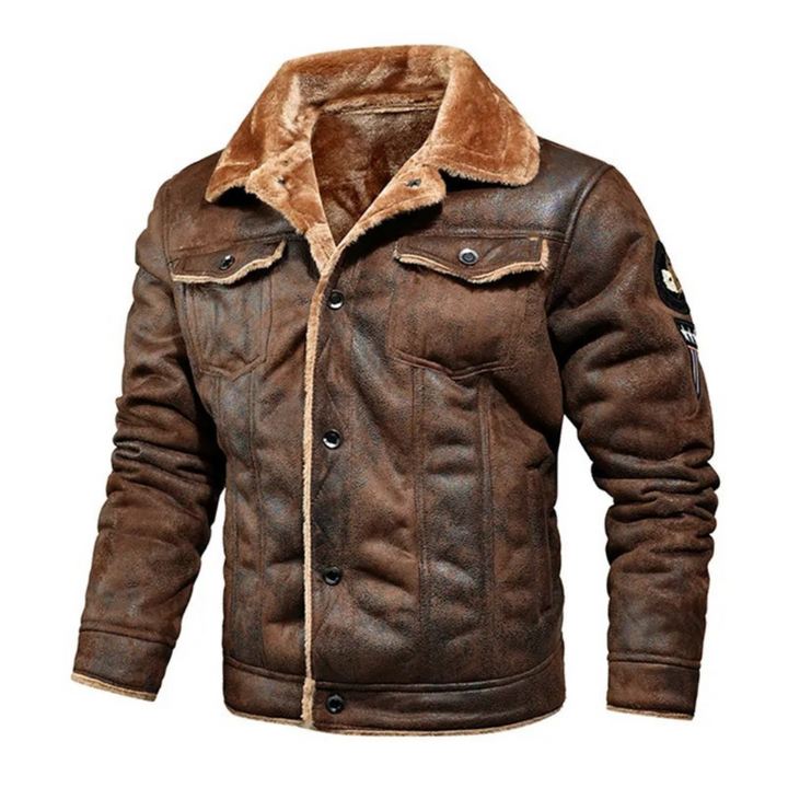 Jesper™ | Veste en cuir chaude