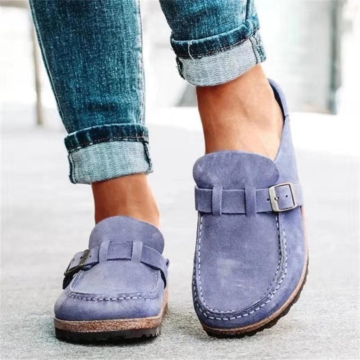 Sadie - Mocassins orthopédiques en daim élégants et confortables