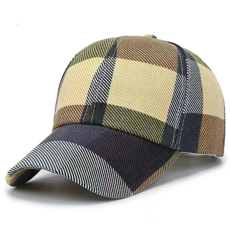 Luca™ - Casquette à carreaux style rétro et audacieux
