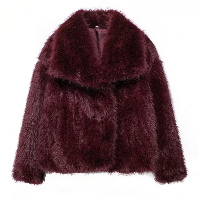 Louise™ | Veste Courte en Fausse Fourrure Douillette