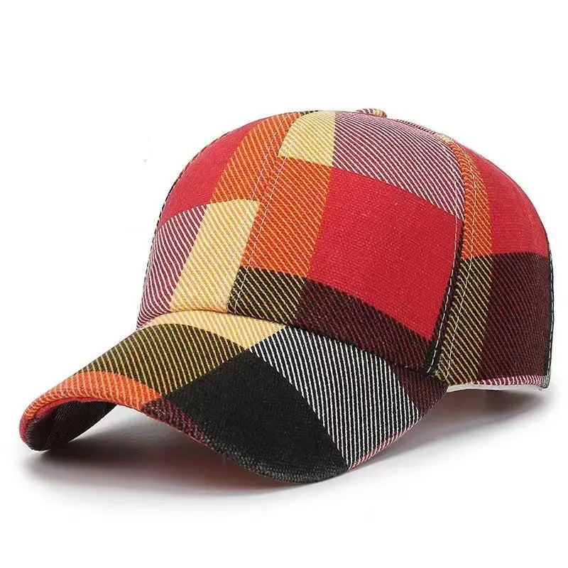 Luca™ - Casquette à carreaux style rétro et audacieux