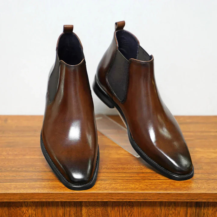 Craig | Bottes Chelsea en cuir véritable