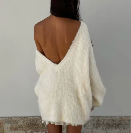 Esme | Pull oversize duveteux