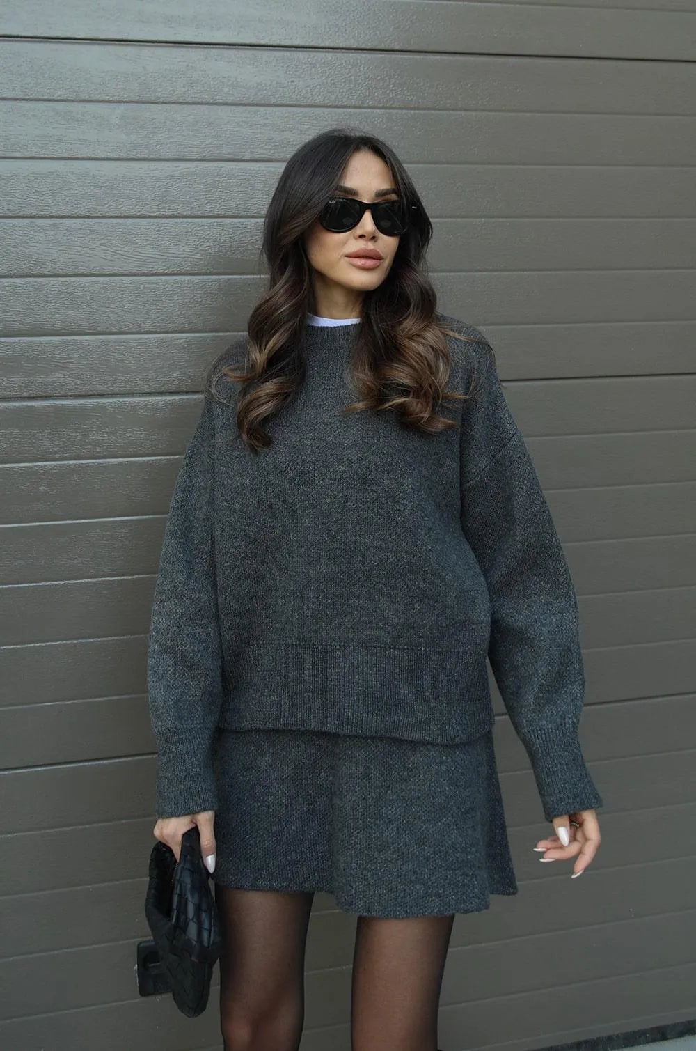 Helena - Ensemble Tricot (Haut + Jupe)