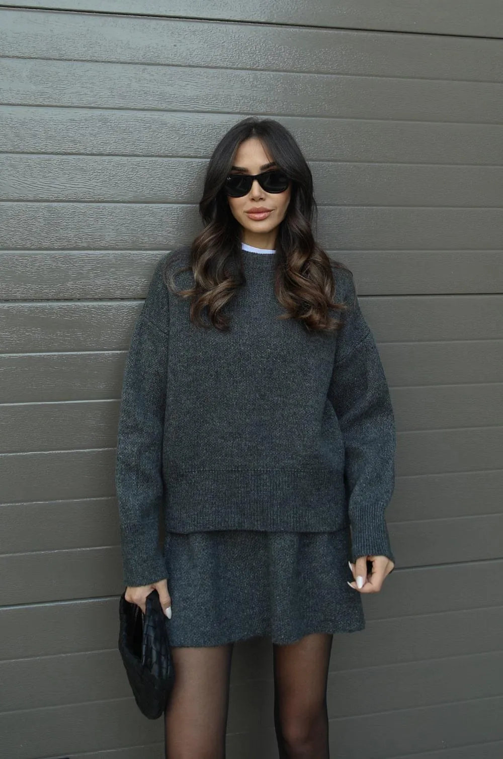 Helena - Ensemble Tricot (Haut + Jupe)