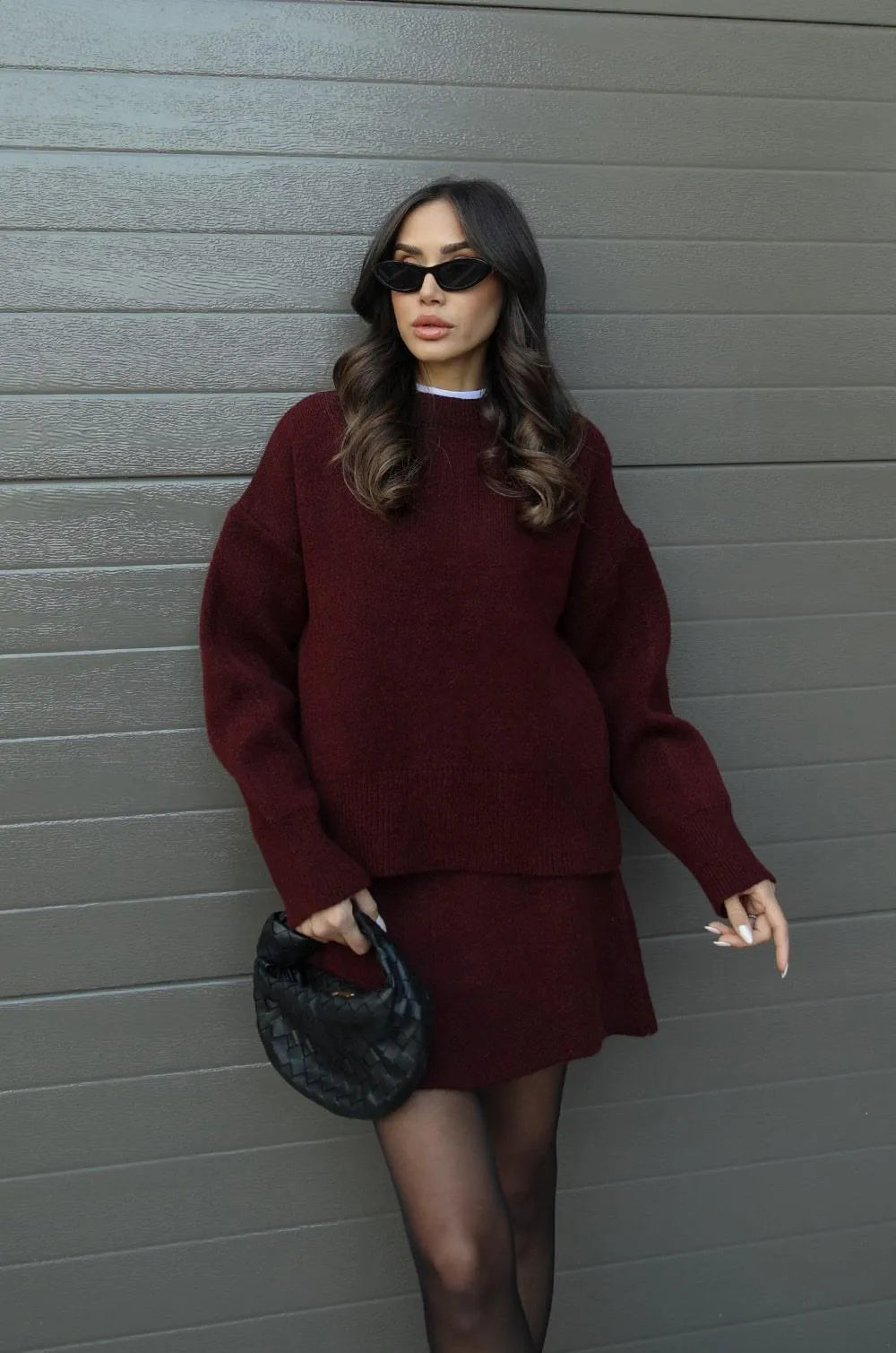Helena - Ensemble Tricot (Haut + Jupe)