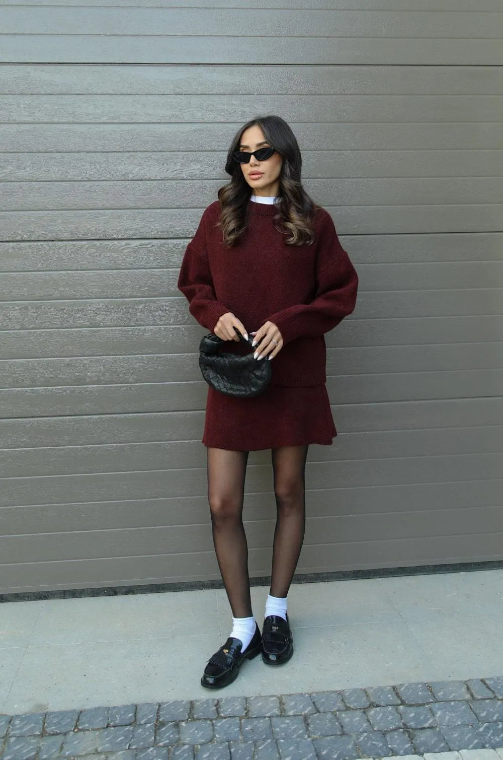 Helena - Ensemble Tricot (Haut + Jupe)