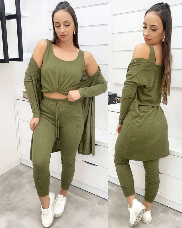 Maja - Ensemble tricolore élégant pour femmes