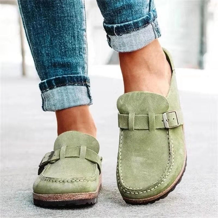 Sadie - Mocassins orthopédiques en daim élégants et confortables