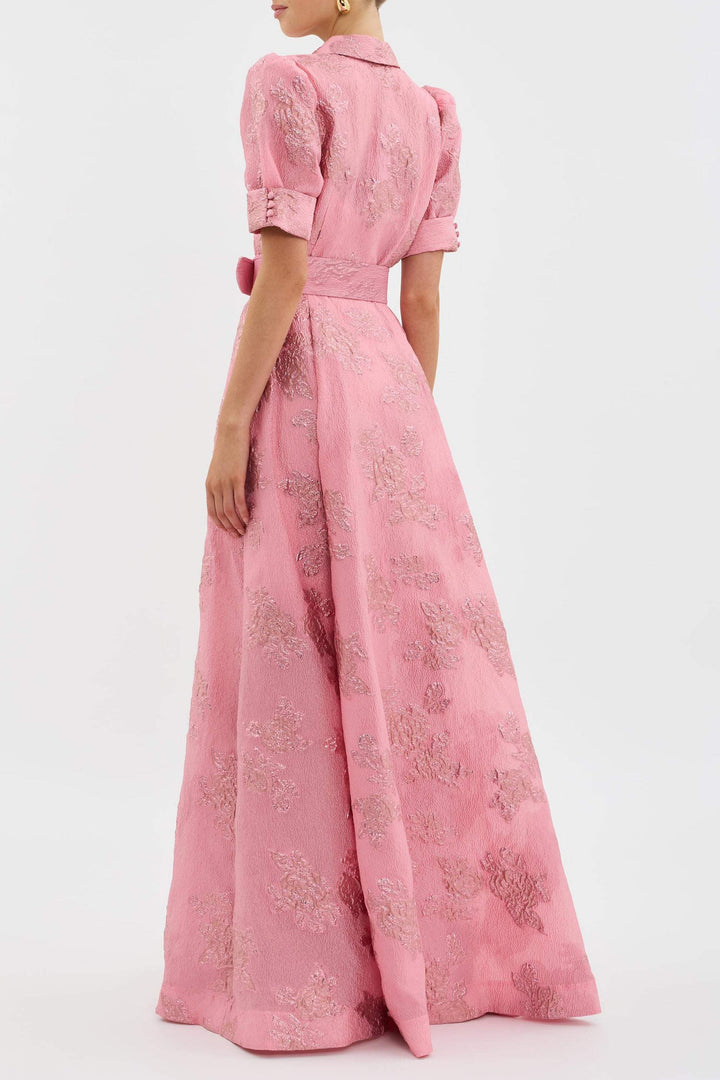Celina | Robe à manches courtes et bouffantes