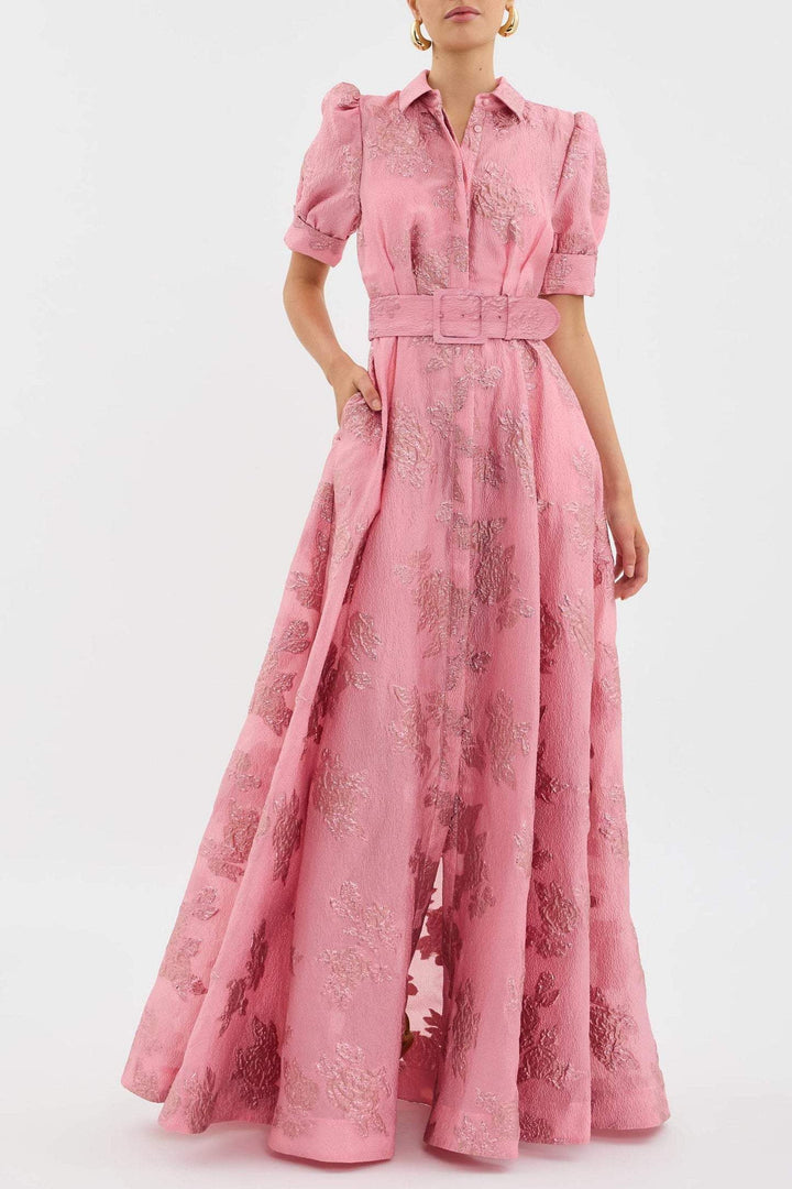 Celina | Robe à manches courtes et bouffantes