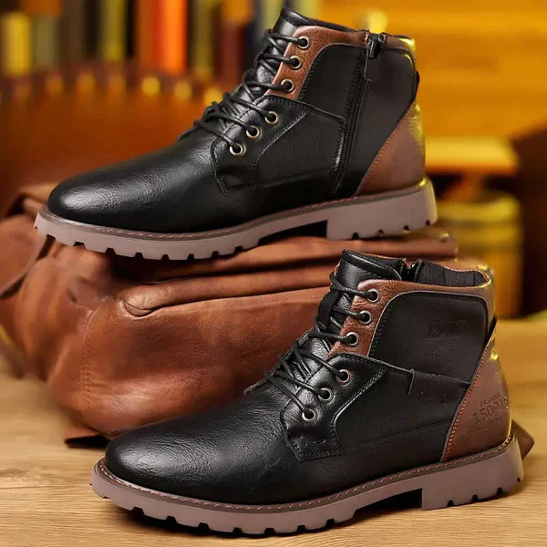 Jethro | Chaussures à lacets en cuir robuste