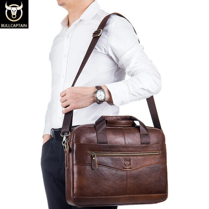 SAC À MESSENGER CAPITAINE | Sac en cuir pour le travail