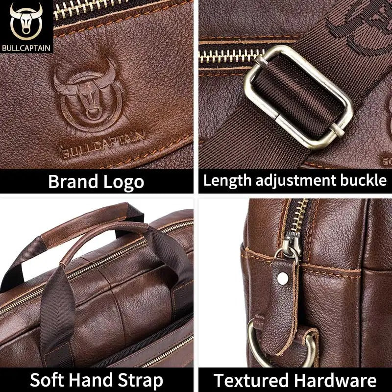 SAC À MESSENGER CAPITAINE | Sac en cuir pour le travail