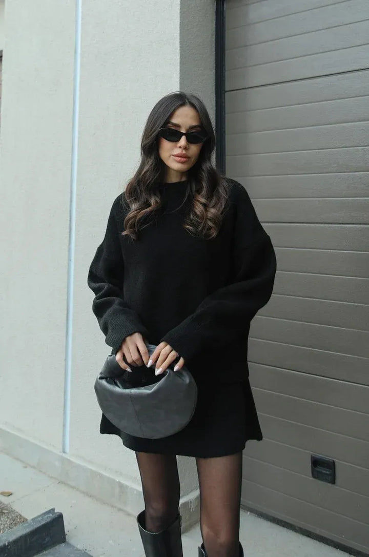 Helena - Ensemble Tricot (Haut + Jupe)