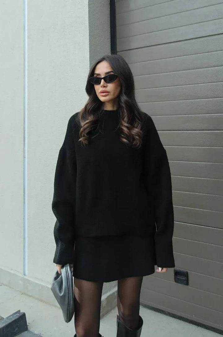 Helena - Ensemble Tricot (Haut + Jupe)