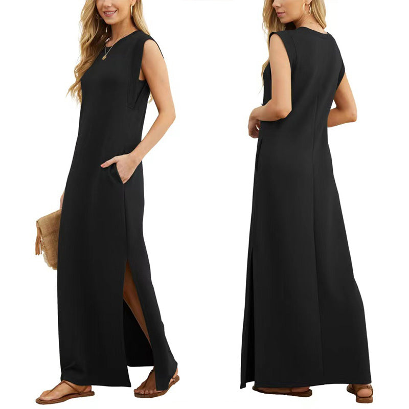 EMMA | Robe Longue Fluide Anti-Froissement