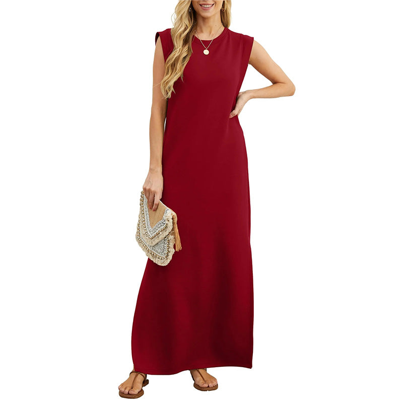 EMMA | Robe Longue Fluide Anti-Froissement